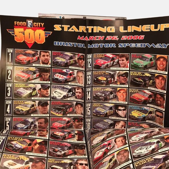Food City 500 2006 Race Program + Lineup + Speedway Illustrated - Jeff Gordon - Picture 6 of 7